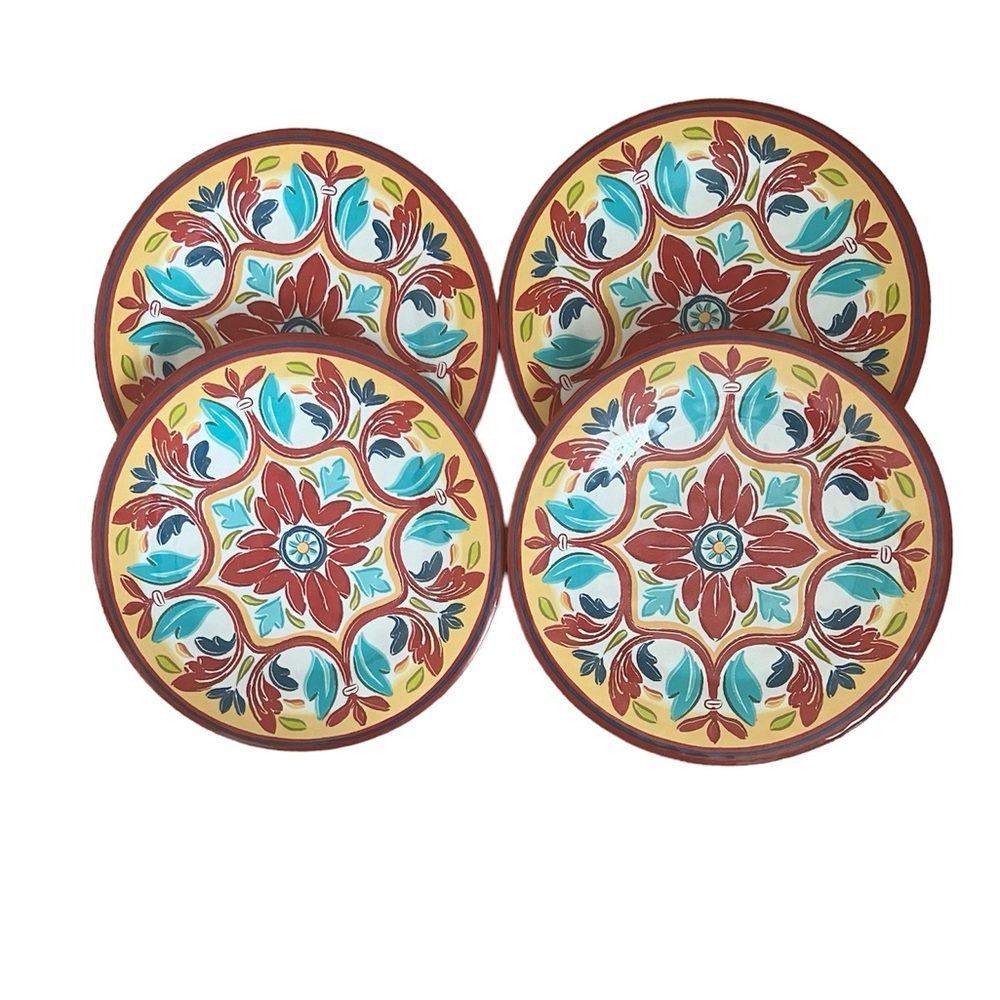 Bobby Flay 11" Melamine Dinner Plates Set of 4